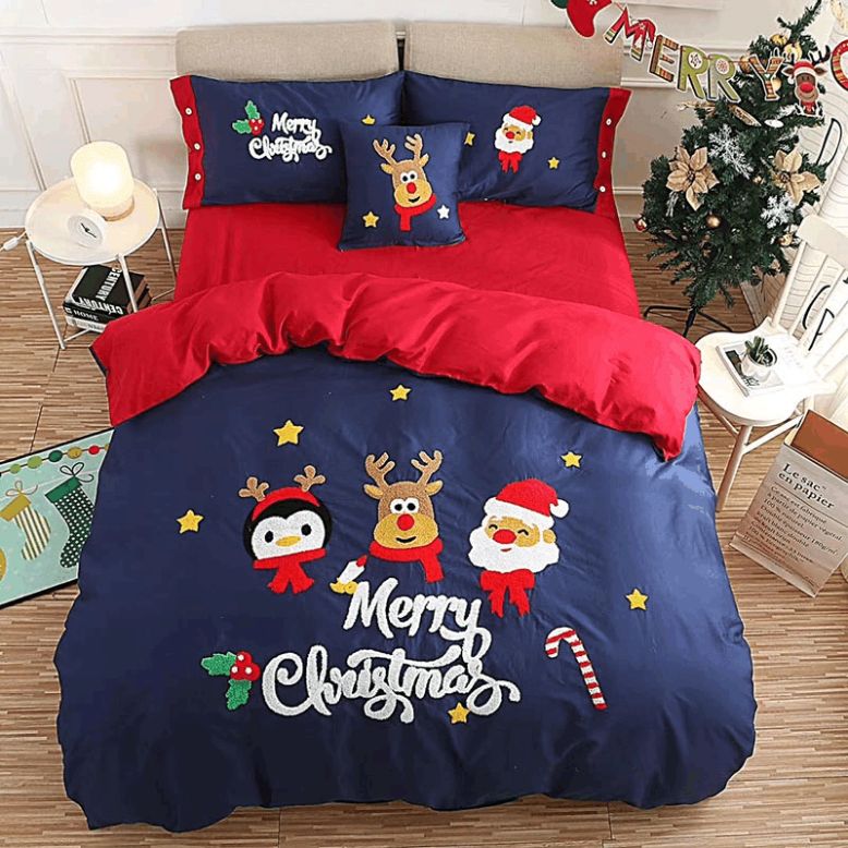 Merry Christmas Cotton Bedding Sets Merry Christmas Cotton Bedding Sets