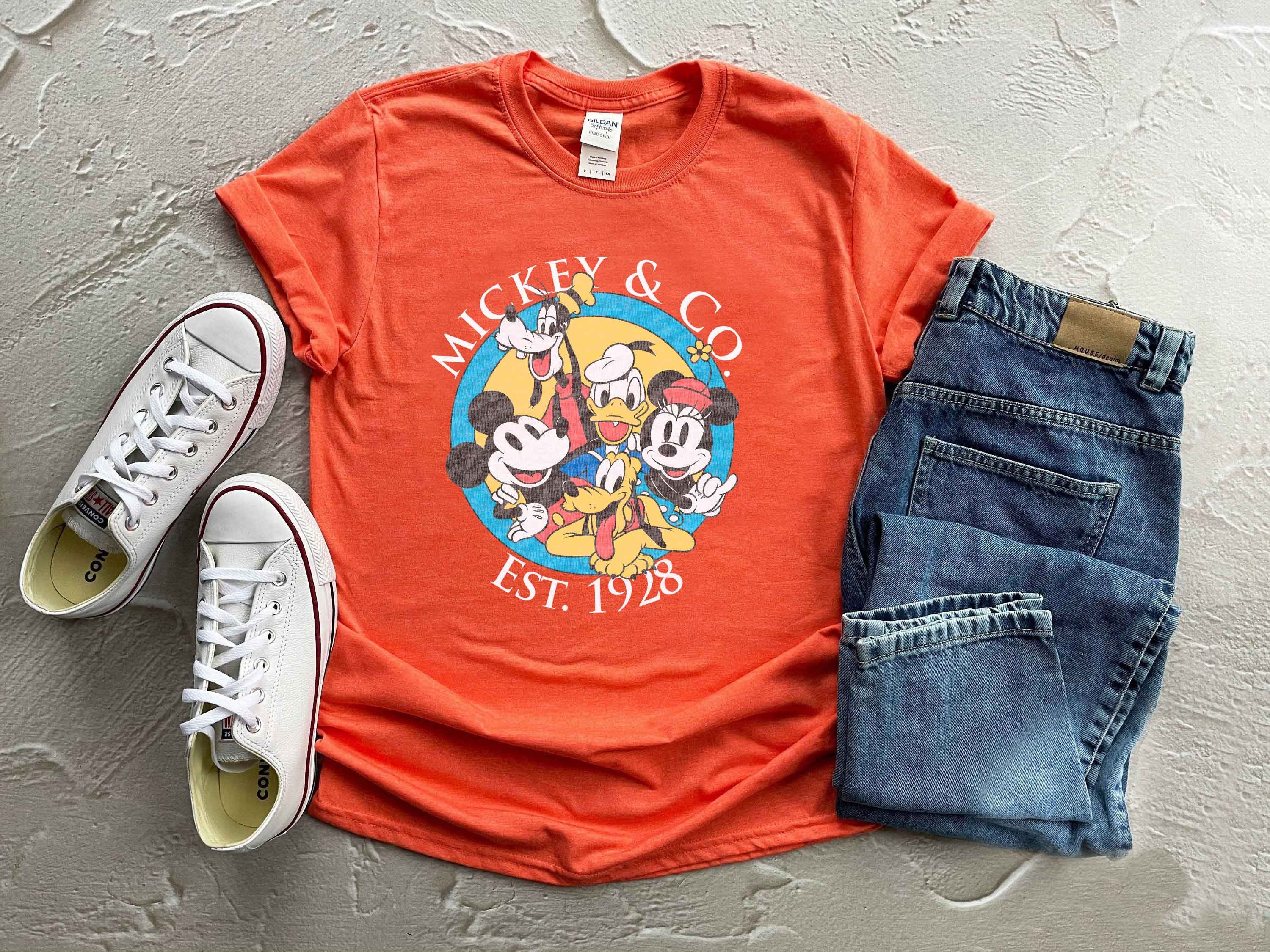Mickey And Co Est 1928 Walt Disneyworld Vintage Art Unisex T-Shirt