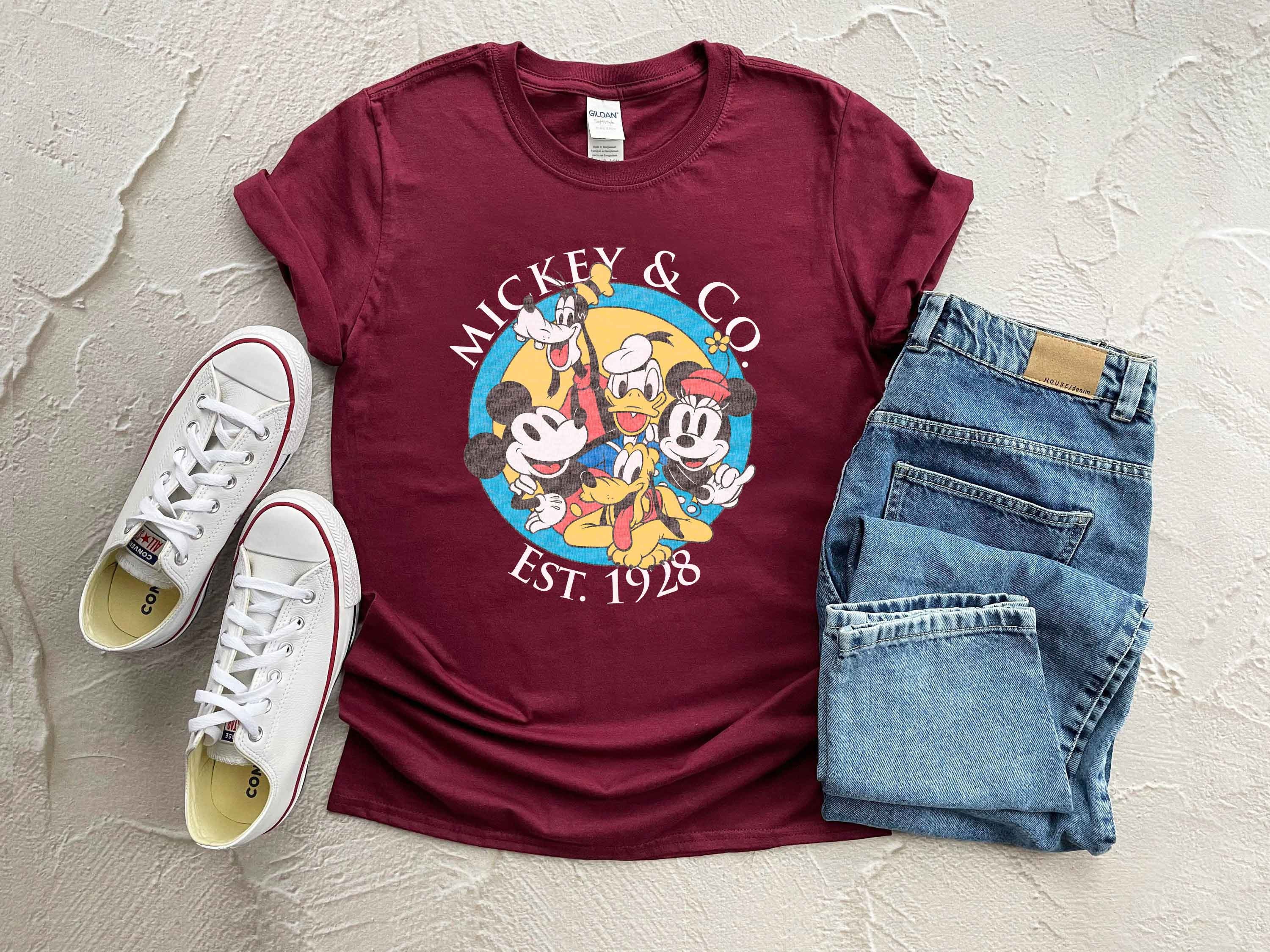 Mickey And Co Est 1928 Walt Disneyworld Vintage Art Unisex T-Shirt