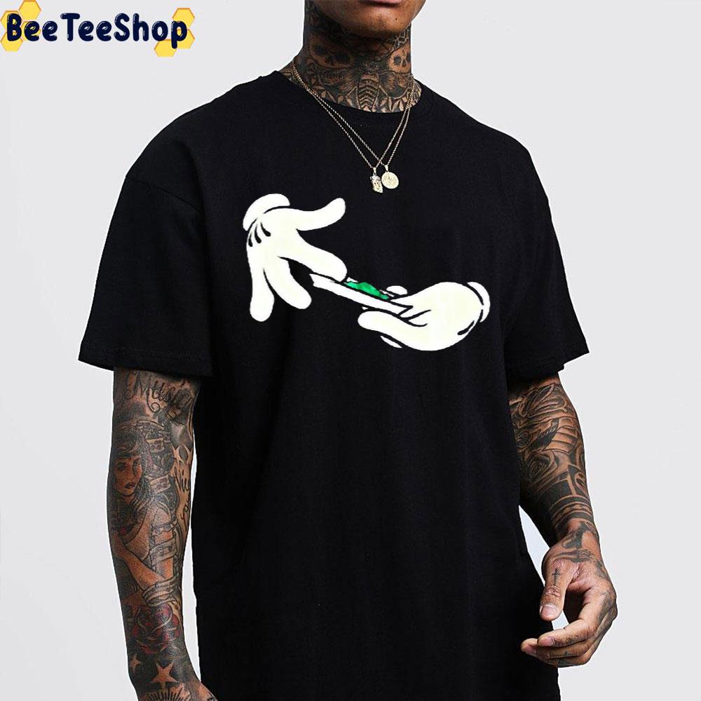Mickey Hands Make Weedy Unisex T-Shirt Mickey Hands Make Weedy Unisex T-Shirt