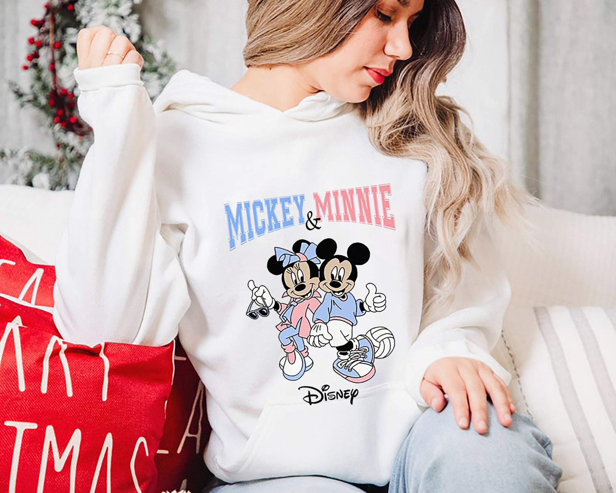 Mickey Minnie Disneyworld Couple Unisex Sweatshirt Mickey Minnie Disneyworld Couple Unisex Sweatshirt