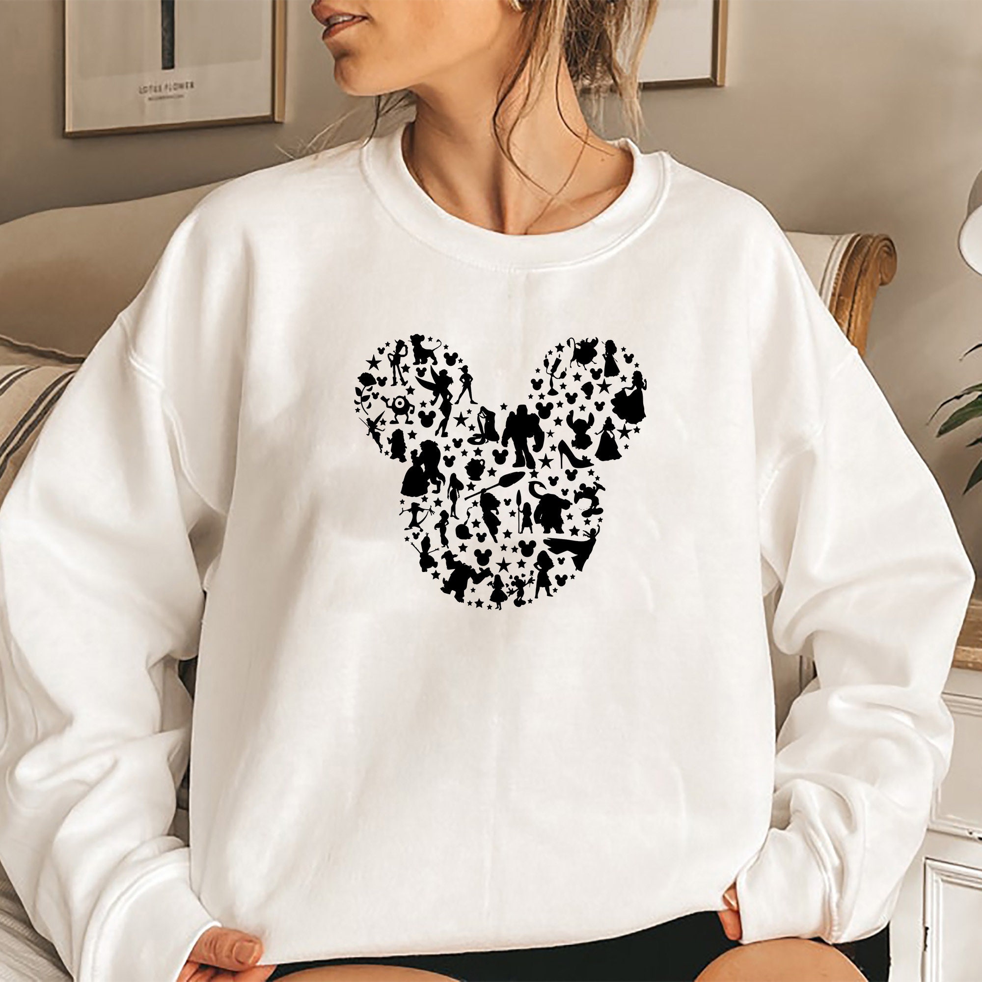 Mickey Minnie Disneyworld Unisex Sweatshirt Mickey Minnie Disneyworld Unisex Sweatshirt