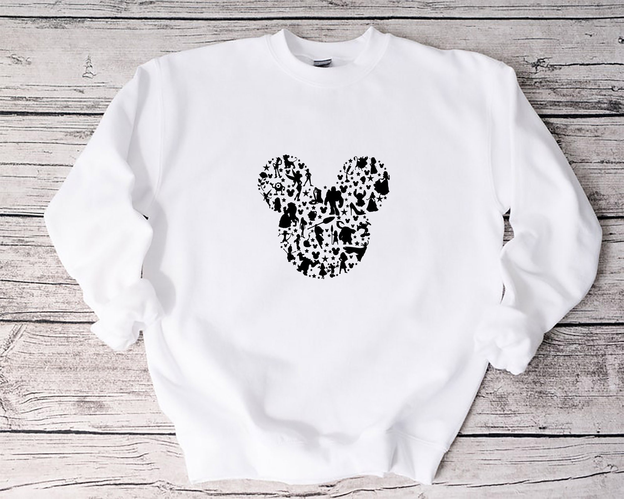 Mickey Minnie Disneyworld Unisex Sweatshirt Mickey Minnie Disneyworld Unisex Sweatshirt