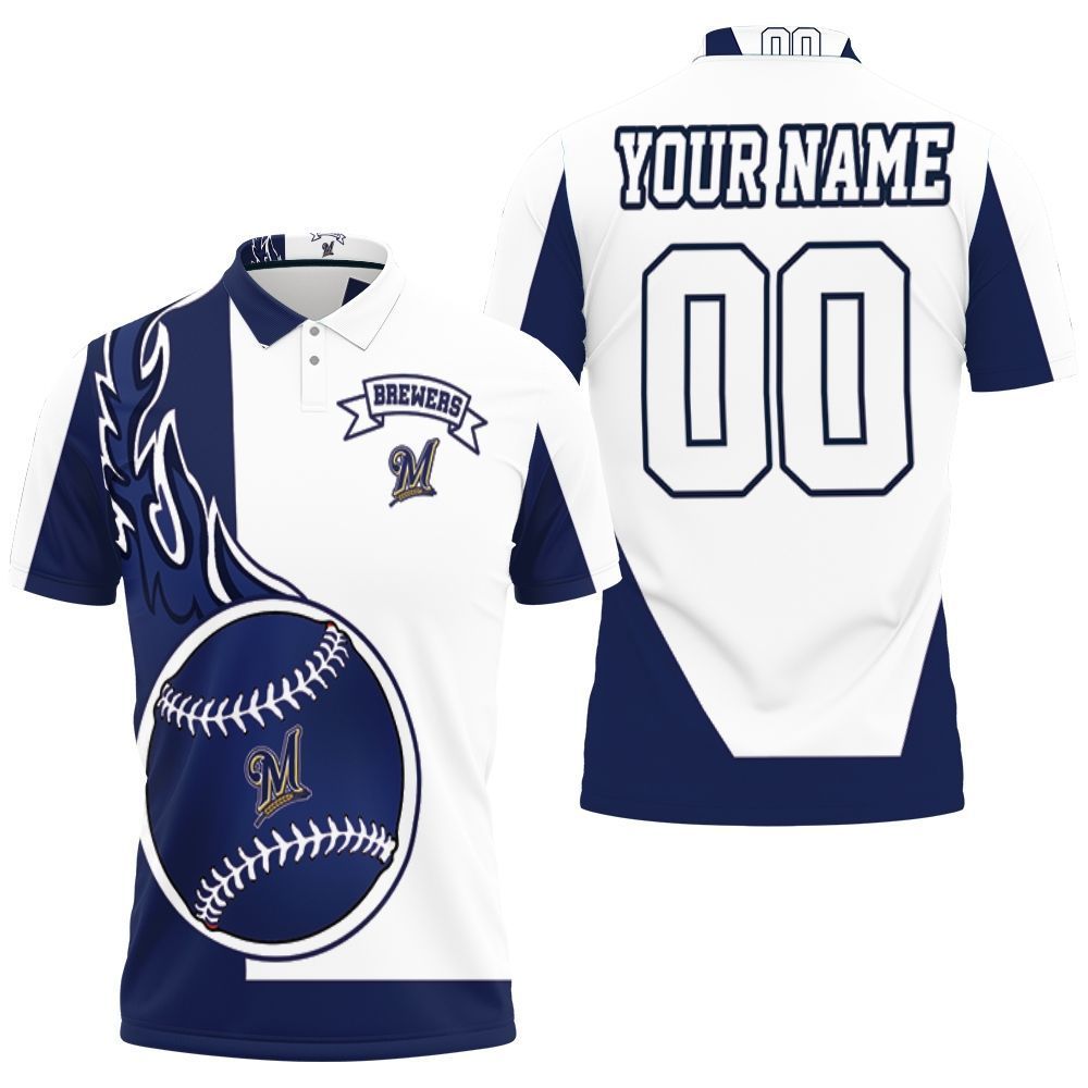 Milwaukee Brewers 3d Personalized Polo Shirt All Over Print Shirt 3d T-shirt Milwaukee Brewers 3d Personalized Polo Shirt All Over Print Shirt 3d T-shirt