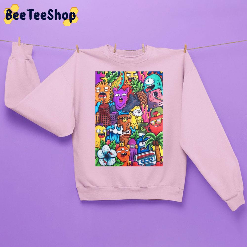 Monster City Art Unisex Sweatshirt Monster City Art Unisex Sweatshirt