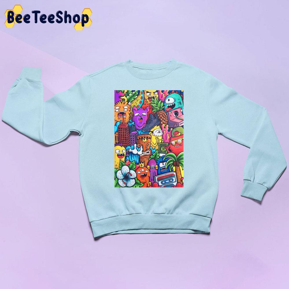 Monster City Art Unisex Sweatshirt Monster City Art Unisex Sweatshirt