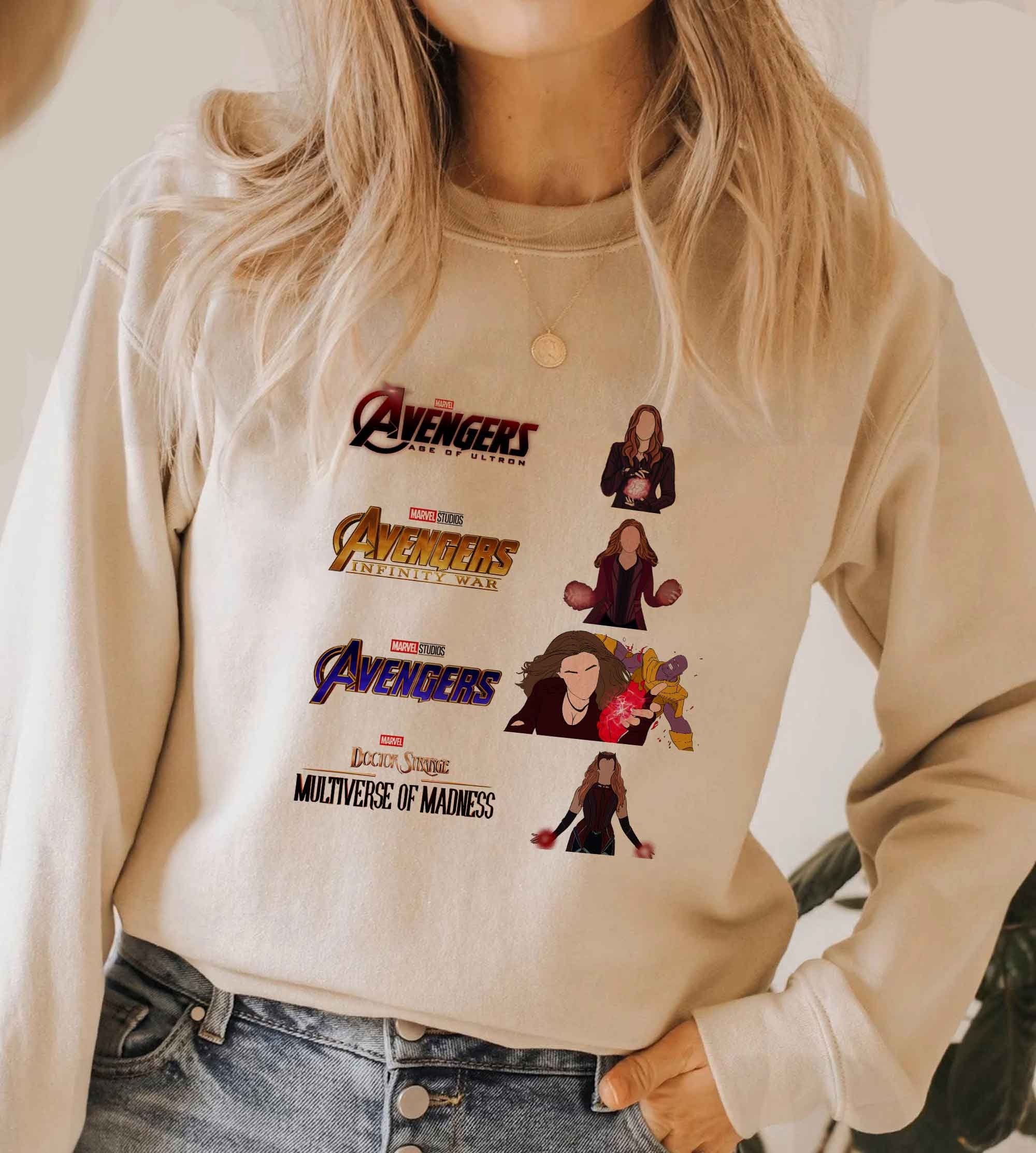Multiverse Of Madness Scarlet Witch Marvel Mcu Fan Unisex T-Shirt Multiverse Of Madness Scarlet Witch Marvel Mcu Fan Unisex T-Shirt