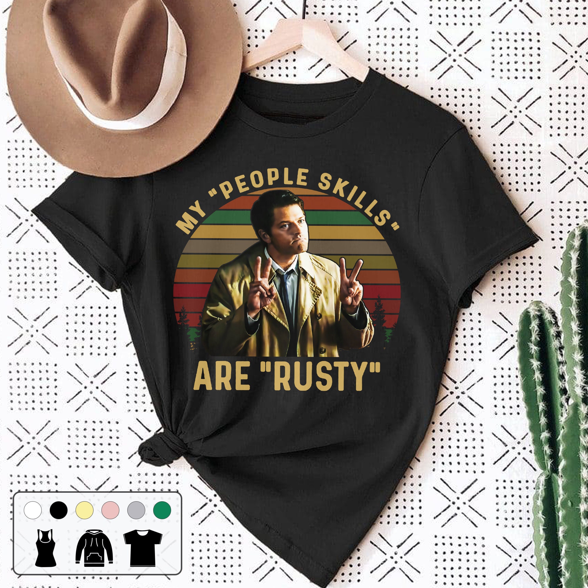 My People Skills Are Rusty Retro Vintage Unisex T-Shirt My People Skills Are Rusty Retro Vintage Unisex T-Shirt
