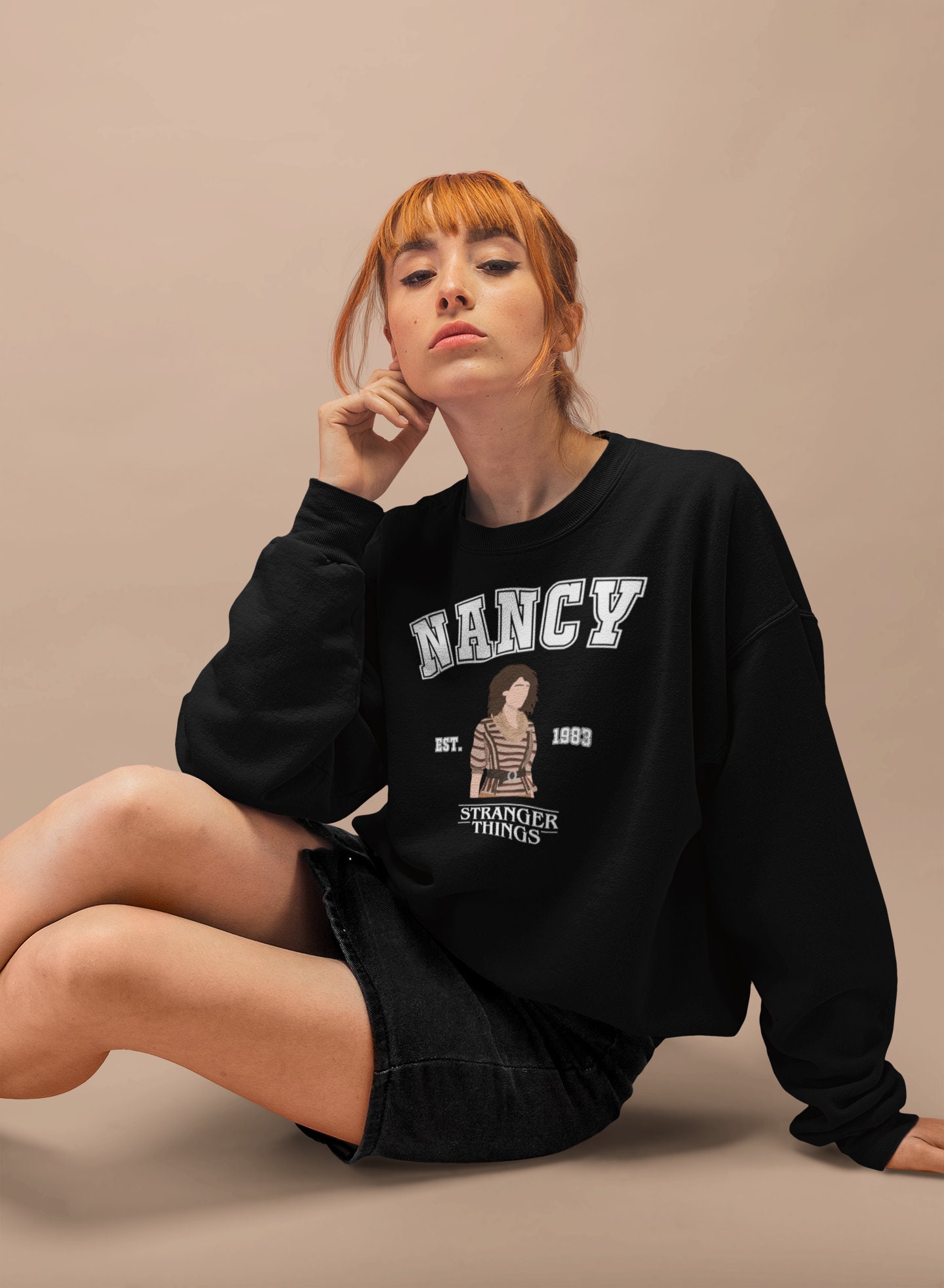 Nancy Wheeler S4 Sweatshirt Stranger Things Season 4 2022 Unisex T-Shirt Nancy Wheeler S4 Sweatshirt Stranger Things Season 4 2022 Unisex T-Shirt