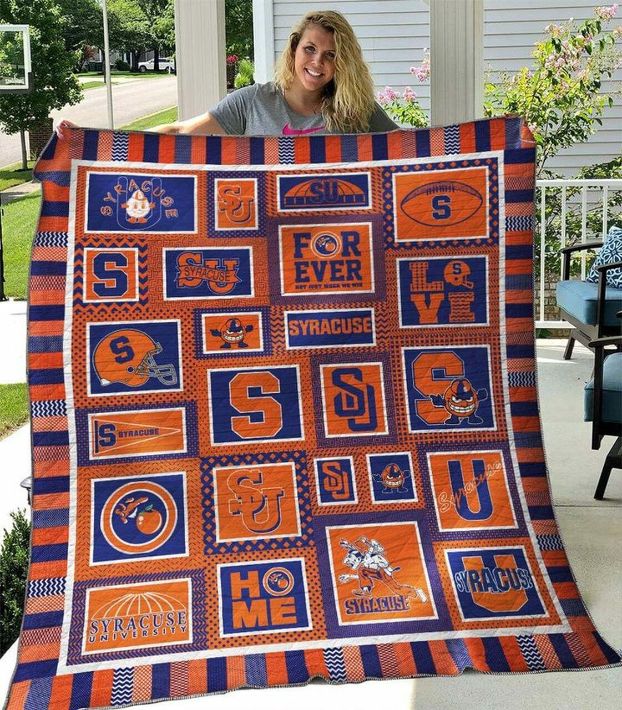 Ncaa Syracuse Orange Quilt Blanket #239 Ncaa Syracuse Orange Quilt Blanket #239