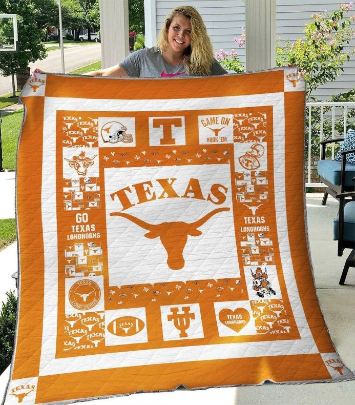 Ncaa Texas Longhorns Quilt Blanket #375 Ncaa Texas Longhorns Quilt Blanket #375