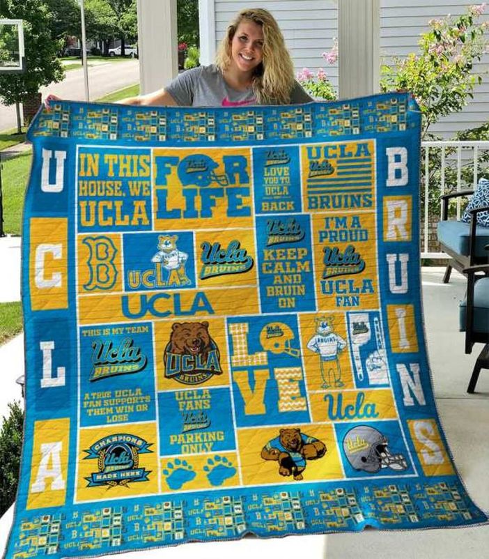 Ncaa Ucla Bruins Quilt Blanket #671 Ncaa Ucla Bruins Quilt Blanket #671