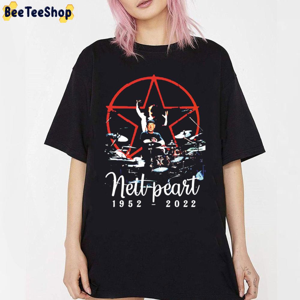 Neil Peart The Great Drummer 1952 2022 Unisex T-Shirt Neil Peart The Great Drummer 1952 2022 Unisex T-Shirt