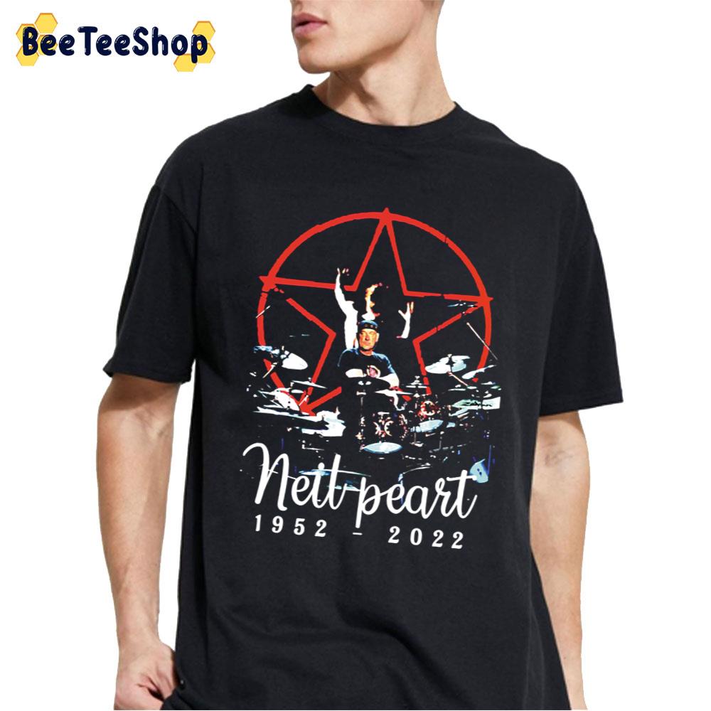 Neil Peart The Great Drummer 1952 2022 Unisex T-Shirt Neil Peart The Great Drummer 1952 2022 Unisex T-Shirt