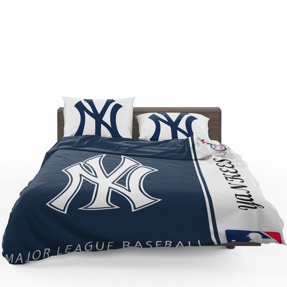 New York Yankees Mlb Baseball American League Bedding Set New York Yankees Mlb Baseball American League Bedding Set