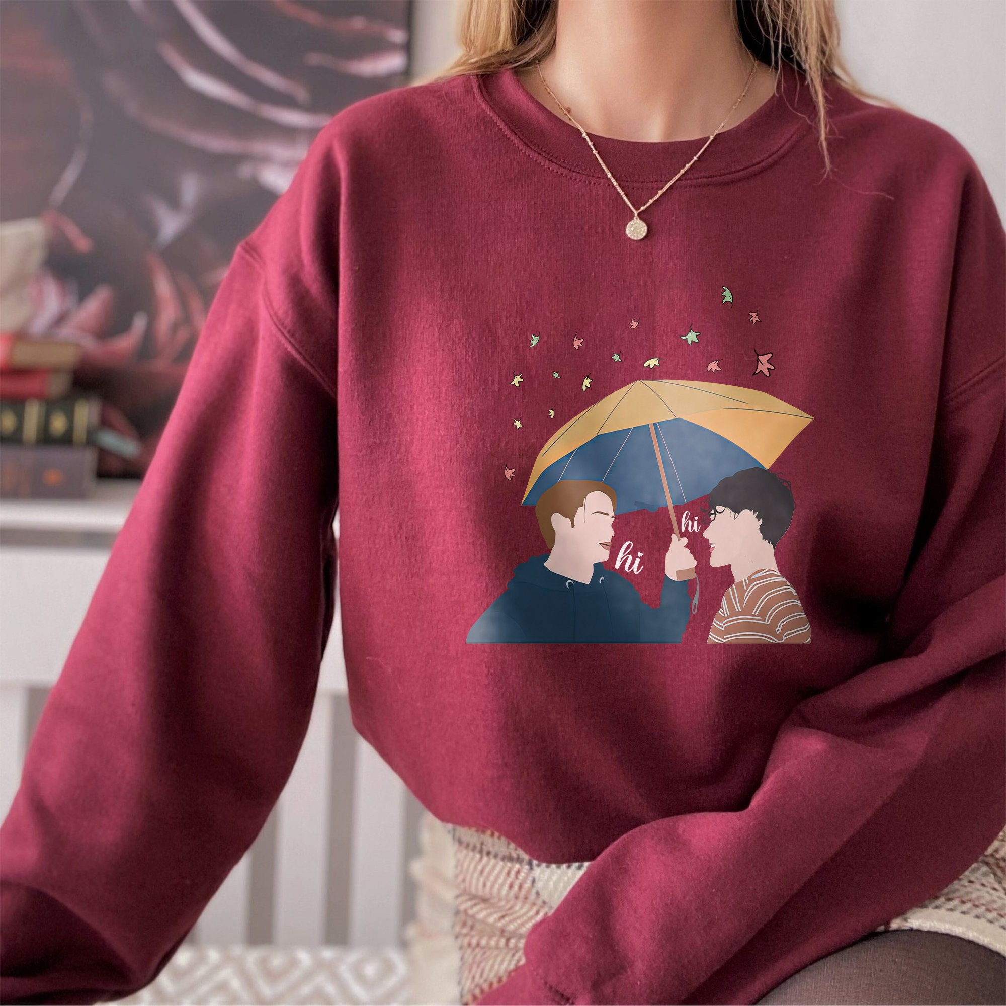 Nick Spring And Charlie Nelson Hi Hi Heartstopper Lgbt Unisex Sweatshirt Nick Spring And Charlie Nelson Hi Hi Heartstopper Lgbt Unisex Sweatshirt