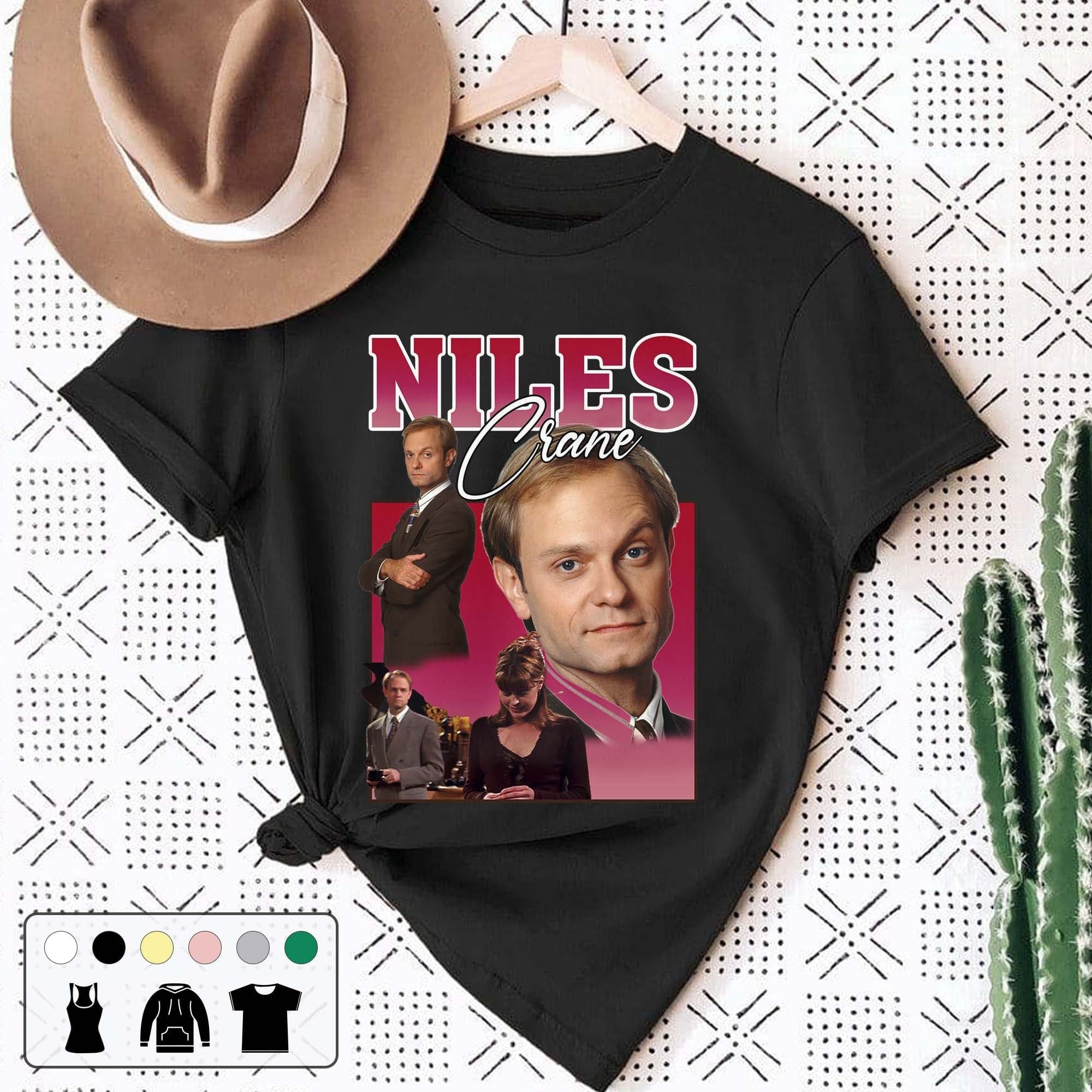 Niles Crane Homage Frasier Funny Comedy Sitcom Graphic Unisex T-Shirt Niles Crane Homage Frasier Funny Comedy Sitcom Graphic Unisex T-Shirt