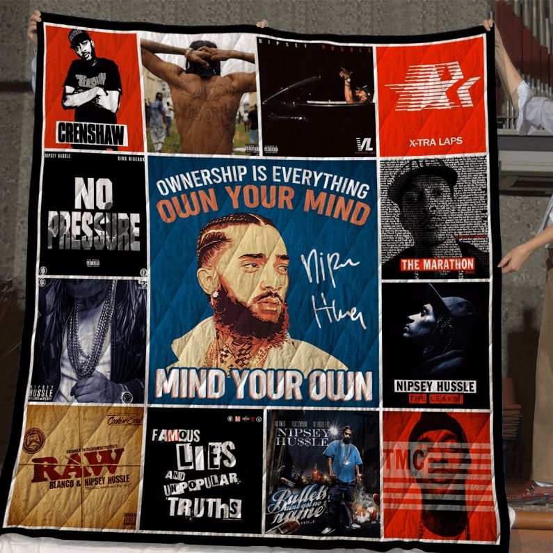 Nipsey Hussle Quilt Blanket Nipsey Hussle Quilt Blanket