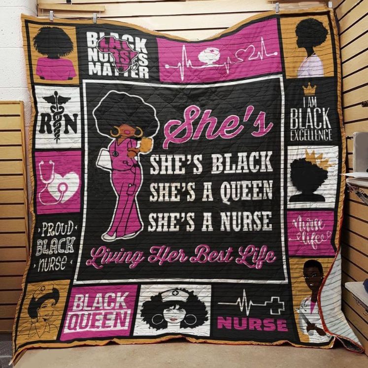 Nurse Black Girl Black Nurses Matter Quilt Blanket Great Customized Gifts For Perfect Gifts For Black Nurse Nurse Black Girl Black Nurses Matter Quilt Blanket Great Customized Gifts For Perfect Gifts For Black Nurse