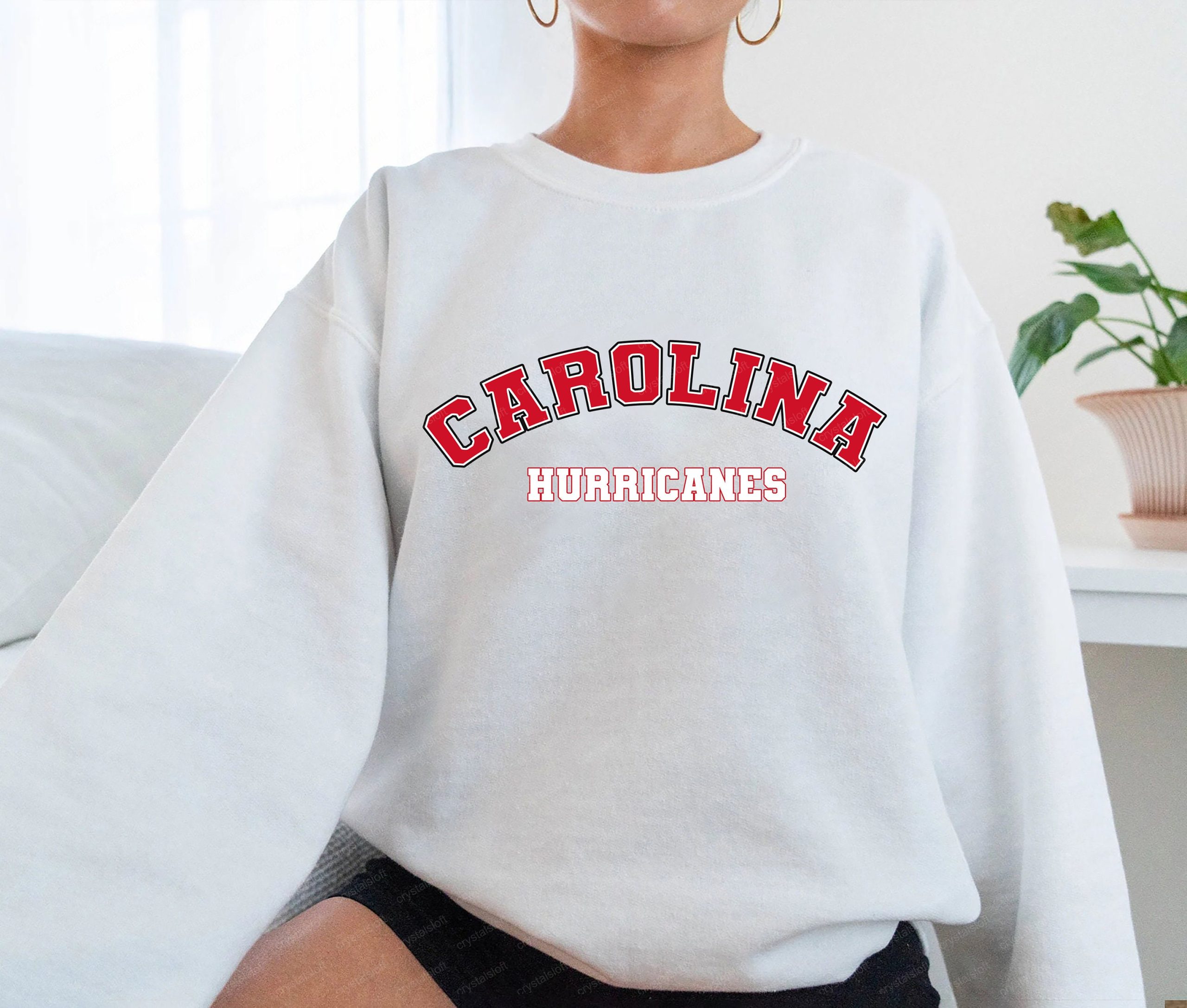 Old Vintage Art Carolina Hurricanes Hockey Champion Unisex Sweatshirt Old Vintage Art Carolina Hurricanes Hockey Champion Unisex Sweatshirt