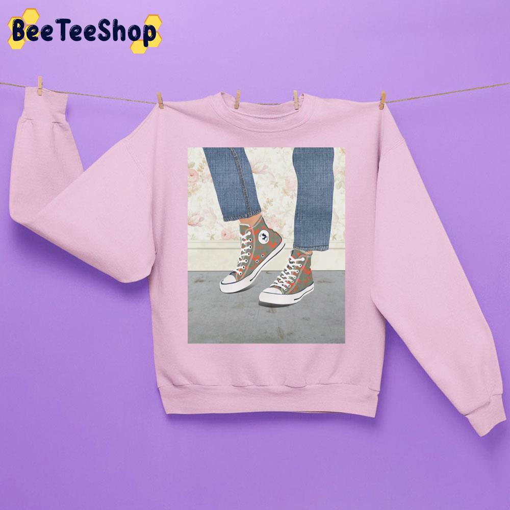 Orange Splat All Nuts Graphic Converse Unisex Sweatshirt Orange Splat All Nuts Graphic Converse Unisex Sweatshirt