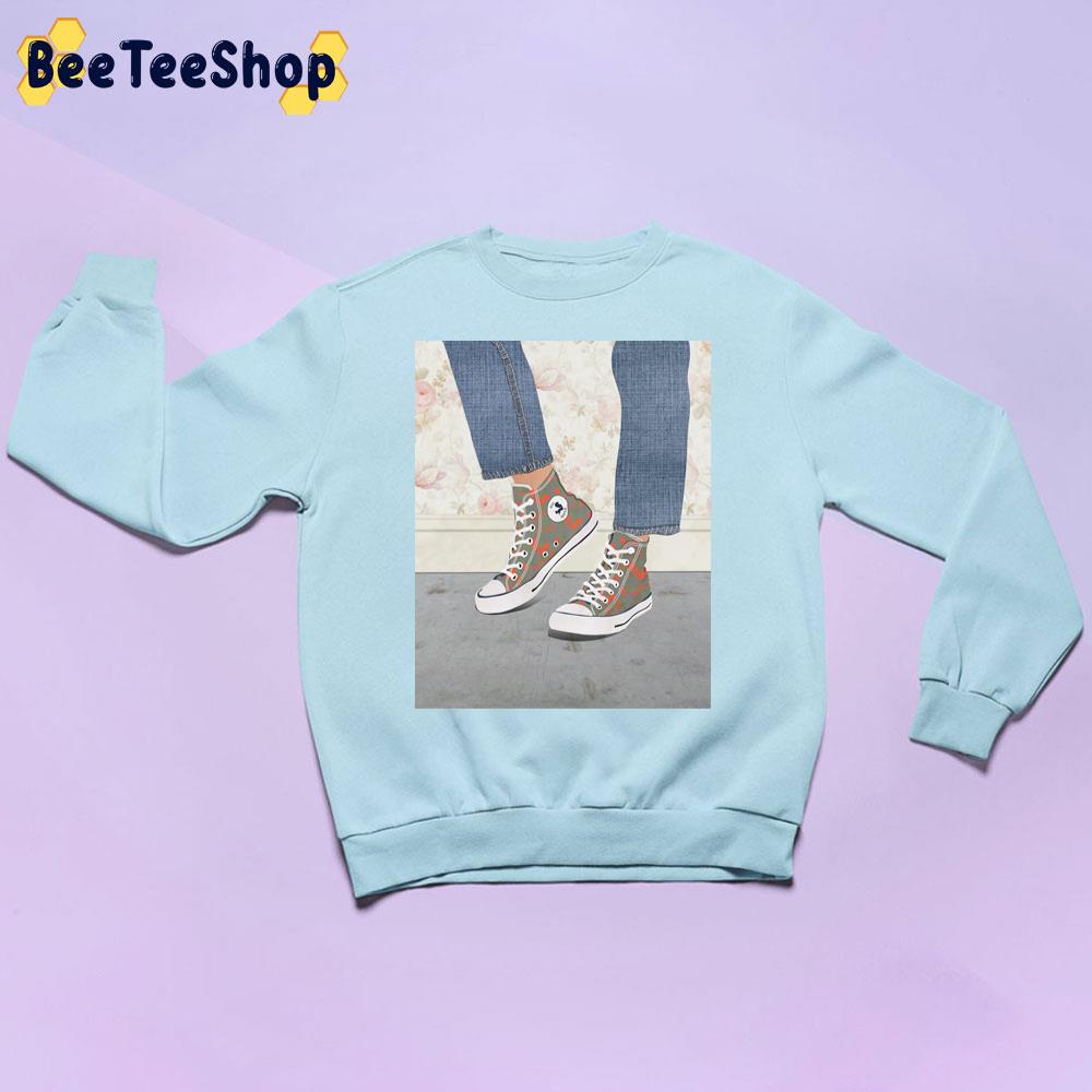 Orange Splat All Nuts Graphic Converse Unisex Sweatshirt Orange Splat All Nuts Graphic Converse Unisex Sweatshirt