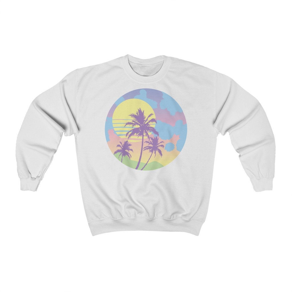 Pastel 90's Vaporwave Retrowave Unisex Sweatshirt Pastel 90's Vaporwave Retrowave Unisex Sweatshirt