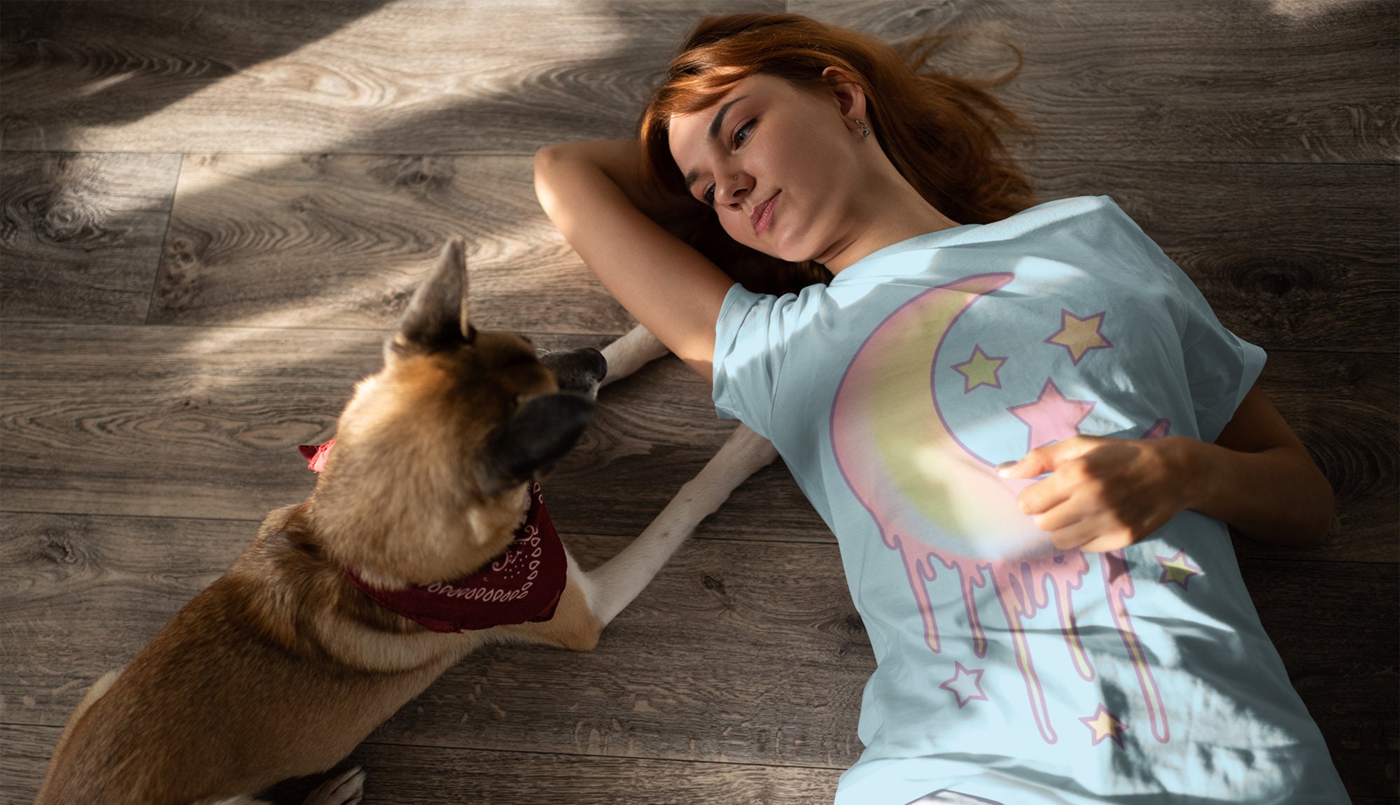 Pastel Crescent Moon And Stars Aesthetic Soft Unisex T-Shirt Pastel Crescent Moon And Stars Aesthetic Soft Unisex T-Shirt