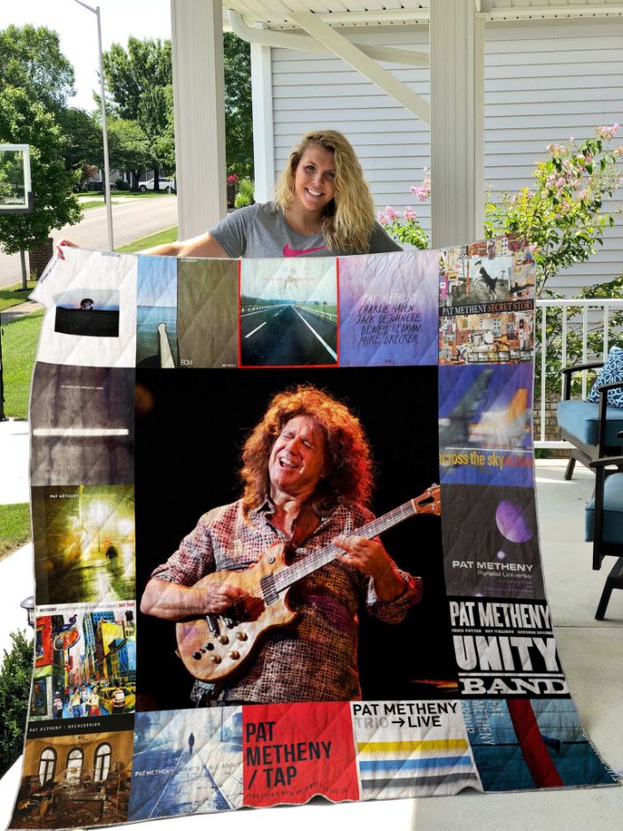 Pat Metheny Quilt Blanket Pat Metheny Quilt Blanket