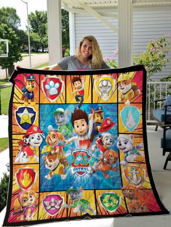 Paw Patrol Style 2 Plus Size Quilt Blanket Paw Patrol Style 2 Plus Size Quilt Blanket