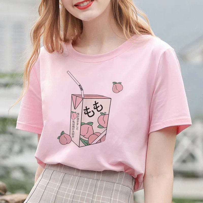 Peach Milk Japan Style Unisex T-Shirt Peach Milk Japan Style Unisex T-Shirt