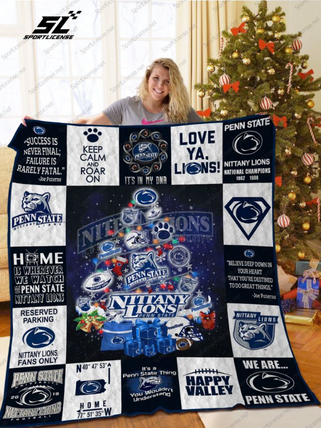 Penn State Nittany Lions Tree Quilt Blanket Penn State Nittany Lions Tree Quilt Blanket