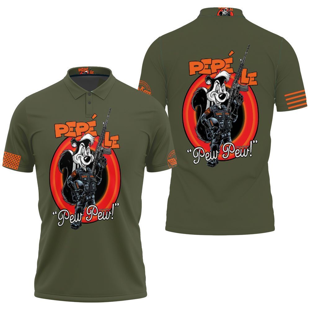 Pepe Le Pew Pew Pew For Lovers 3d Polo Shirt Jersey All Over Print Shirt 3d T-shirt Pepe Le Pew Pew Pew For Lovers 3d Polo Shirt Jersey All Over Print Shirt 3d T-shirt