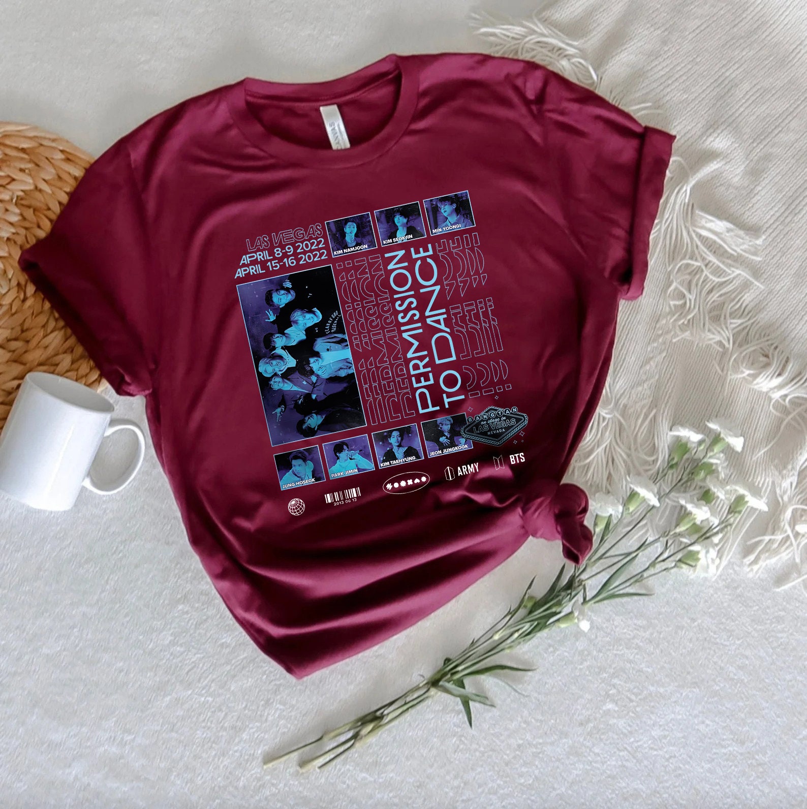 Permission To Dance Bt21 Bangtan Boys Unisex T-Shirt Permission To Dance Bt21 Bangtan Boys Unisex T-Shirt