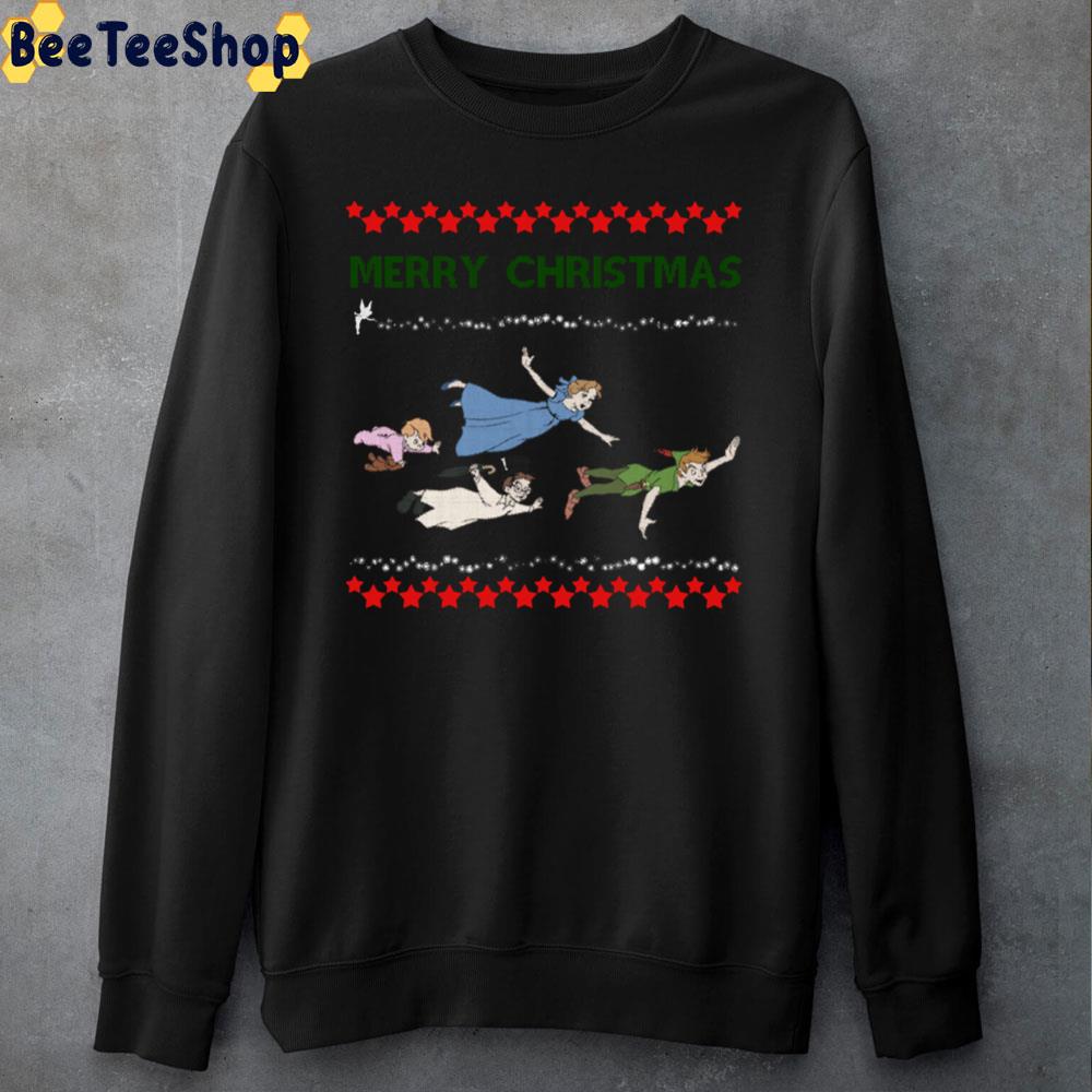 Peter Pan Ugly Christmas Sweater Tinker Bell Unisex T-Shirt Peter Pan Ugly Christmas Sweater Tinker Bell Unisex T-Shirt