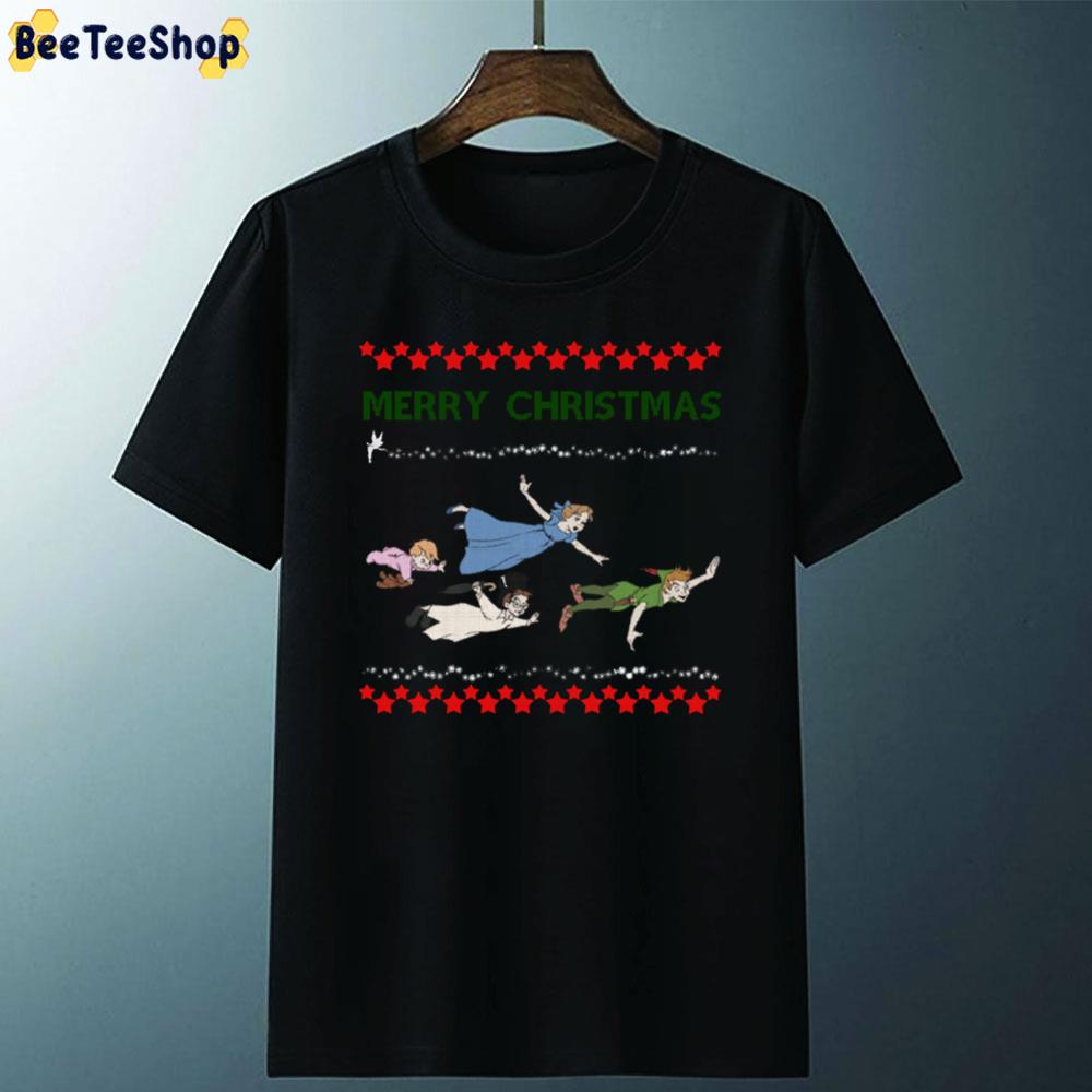 Peter Pan Ugly Christmas Sweater Tinker Bell Unisex T-Shirt Peter Pan Ugly Christmas Sweater Tinker Bell Unisex T-Shirt