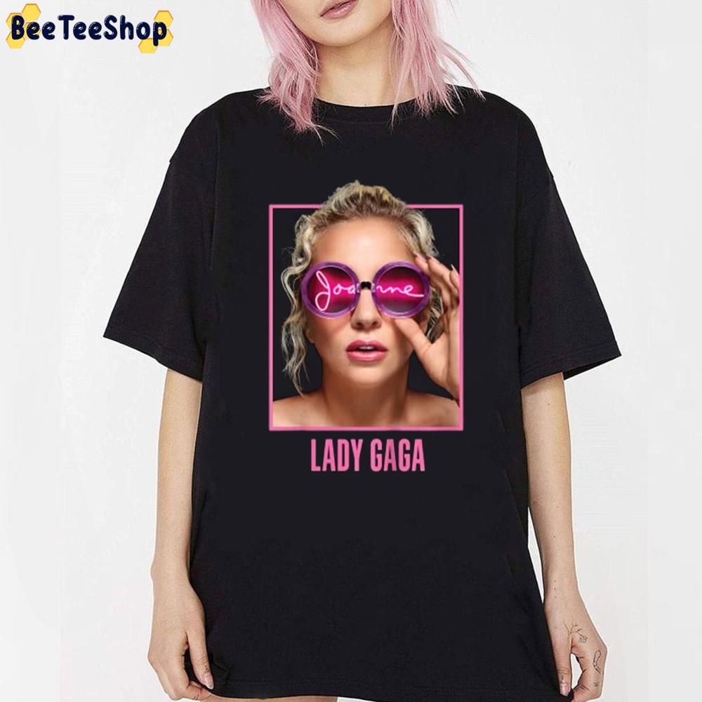 Pink Art Lady Gaga Joanne Glasses Unisex T-Shirt Pink Art Lady Gaga Joanne Glasses Unisex T-Shirt