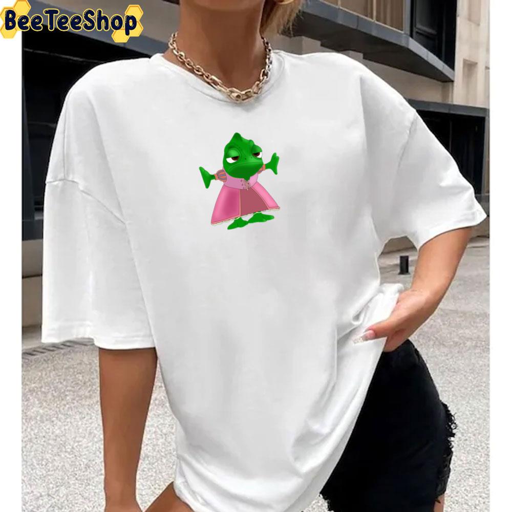 Pink Dress Pascal From Tangled Movie Unisex T-Shirt Pink Dress Pascal From Tangled Movie Unisex T-Shirt
