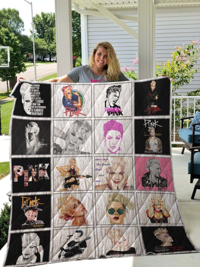 Pink Tshirt Quilt Blanket For Fans Pink Tshirt Quilt Blanket For Fans