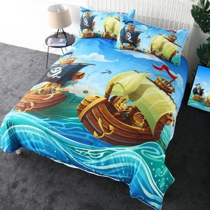 Pirate Boat Bedding Set Pirate Boat Bedding Set