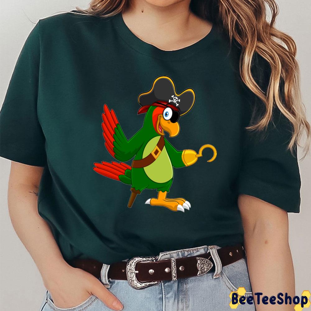 Pirate Parrot Pirates Of The Caribbean Unisex T-Shirt Pirate Parrot Pirates Of The Caribbean Unisex T-Shirt