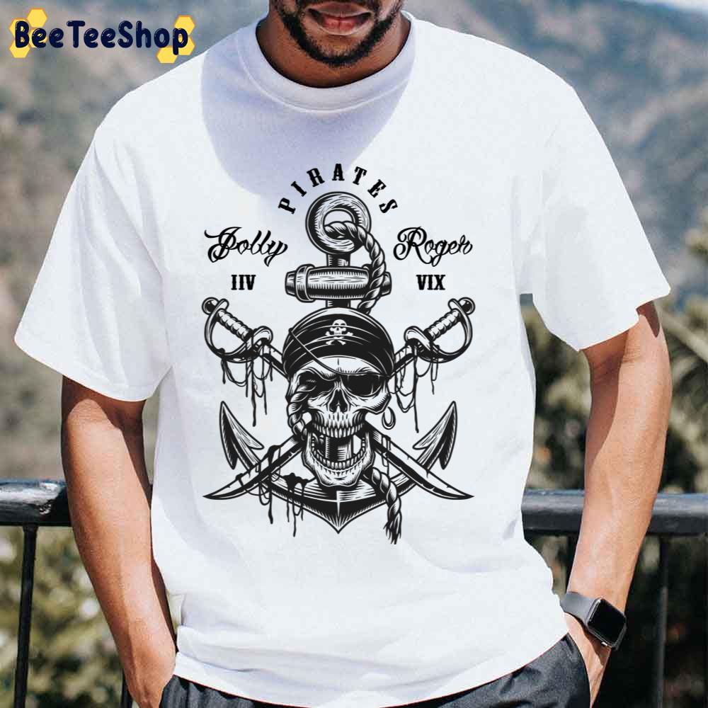 Pirates Crest Pirates Of The Caribbean Unisex T-Shirt Pirates Crest Pirates Of The Caribbean Unisex T-Shirt