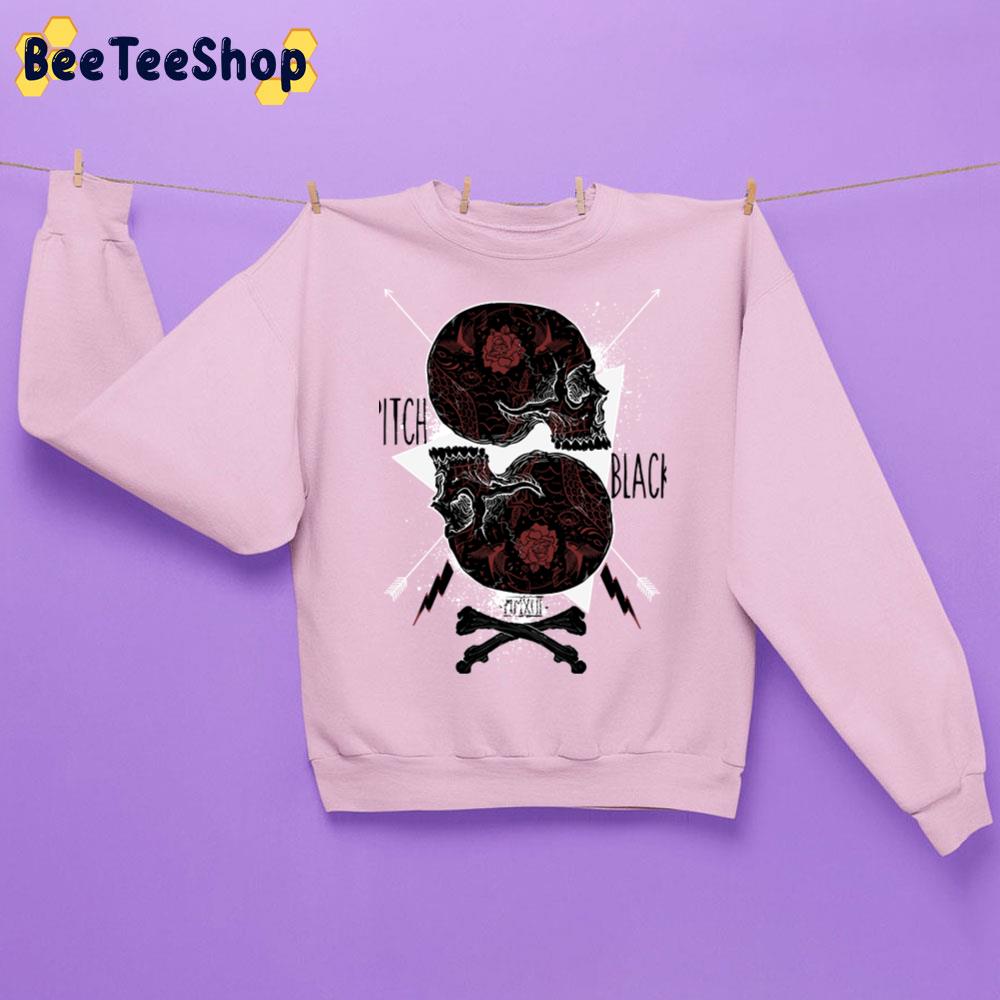 Pitch Black Rise Of The Guardians Skull Art Unisex Sweatshirt Pitch Black Rise Of The Guardians Skull Art Unisex Sweatshirt