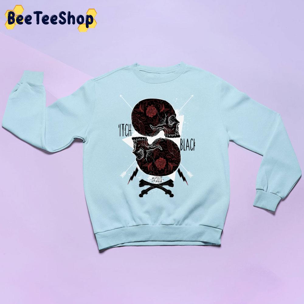 Pitch Black Rise Of The Guardians Skull Art Unisex Sweatshirt Pitch Black Rise Of The Guardians Skull Art Unisex Sweatshirt