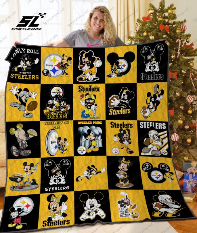 Pittsburgh Steelers Disney Quilt Blanket Pittsburgh Steelers Disney Quilt Blanket
