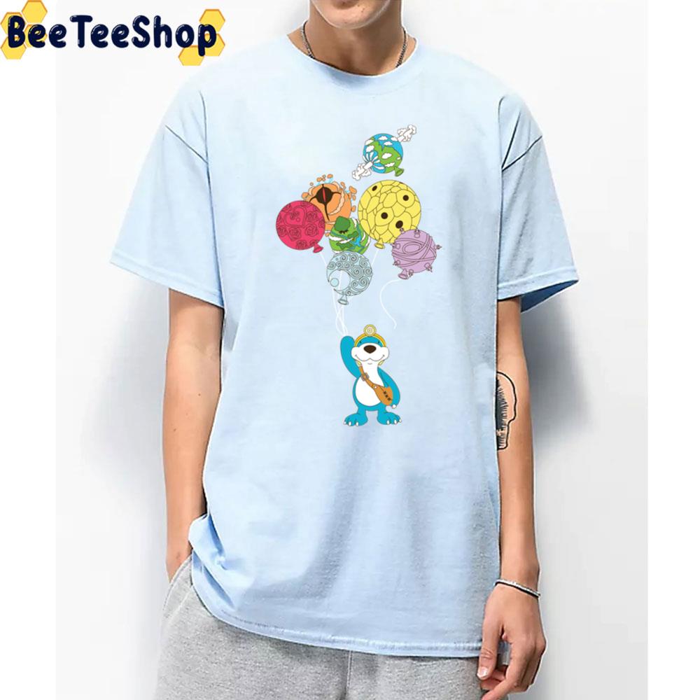 Planetary Balloons Rose Unisex T-Shirt Planetary Balloons Rose Unisex T-Shirt