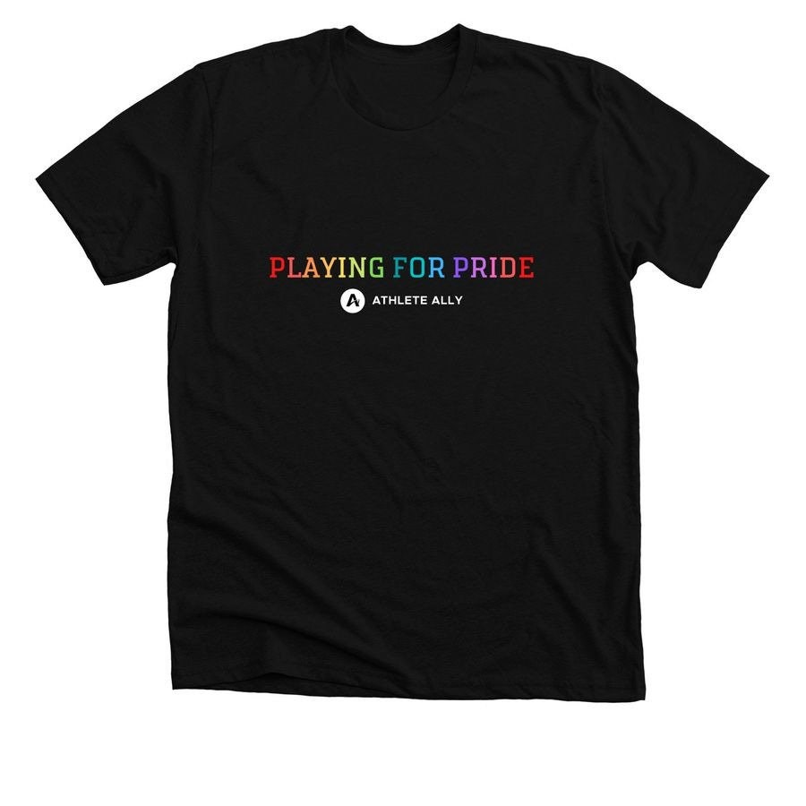 Playing For Pride Athlete Ally Unisex T-Shirt Playing For Pride Athlete Ally Unisex T-Shirt