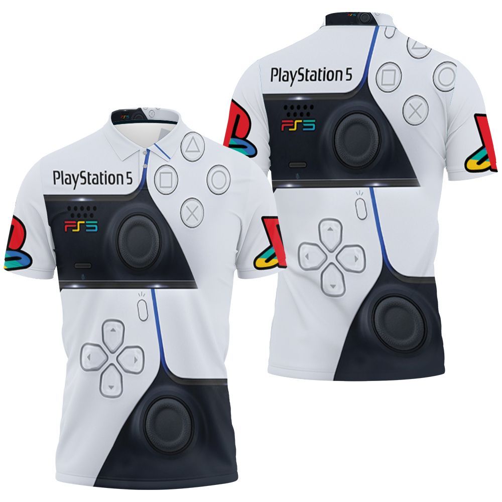 Playstation 5 Gaming Controller Design Pattern For Gamer 3d Polo Shirt All Over Print Shirt 3d T-shirt Playstation 5 Gaming Controller Design Pattern For Gamer 3d Polo Shirt All Over Print Shirt 3d T-shirt