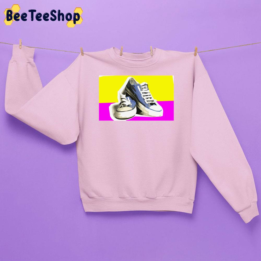Pop Art Shoes Converse Unisex Sweatshirt Pop Art Shoes Converse Unisex Sweatshirt