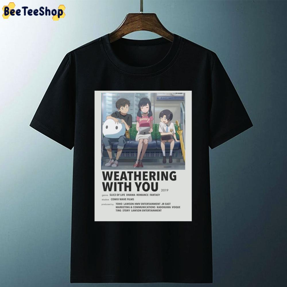 Poster Movie Weathering With You Unisex T-Shirt Poster Movie Weathering With You Unisex T-Shirt